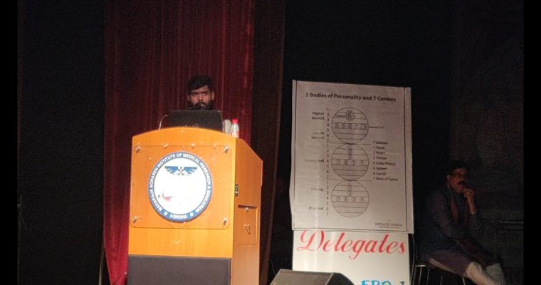 ‘Role of Spirituality in the Recovery of Drug Addicts”- Sai Nandan Reddy at MAMC, Medical College, Haryana